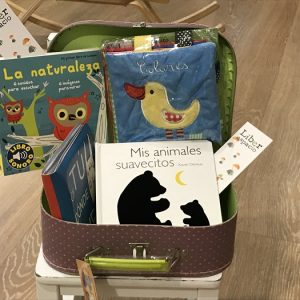 CANASTILLA MI PRIMERA BIBLIOTECA PARA BEBÉS.
