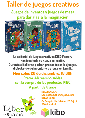Taller de juegos creativos con Kibo Factory