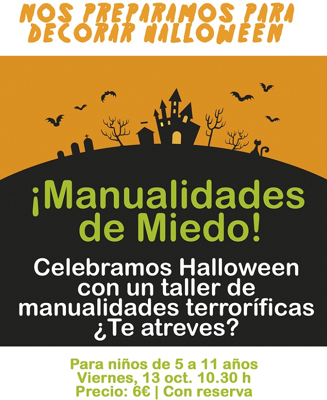 Taller de manualidades de Halloween