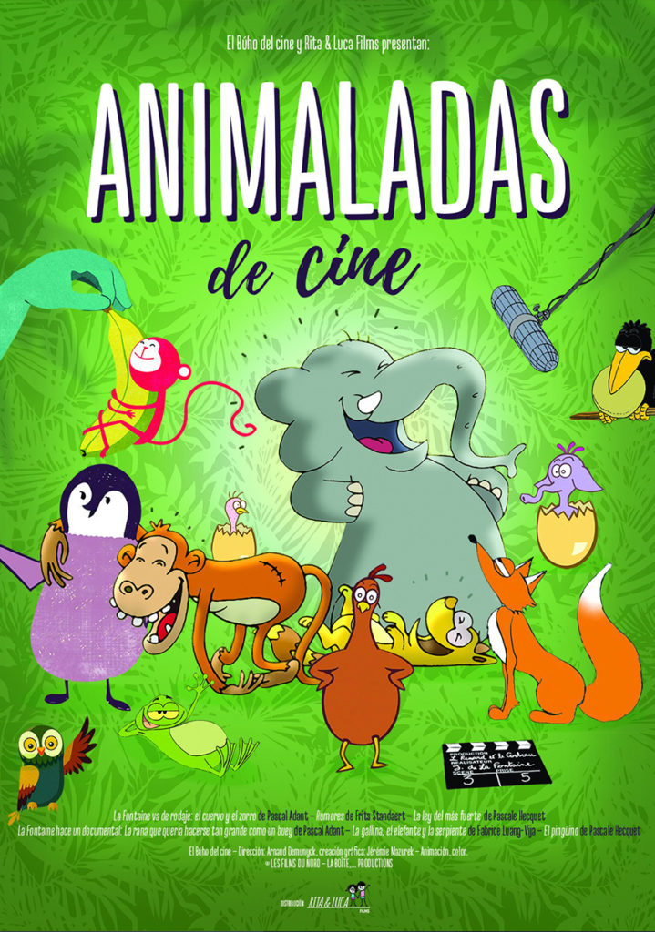 proyección de Animaladas de cine