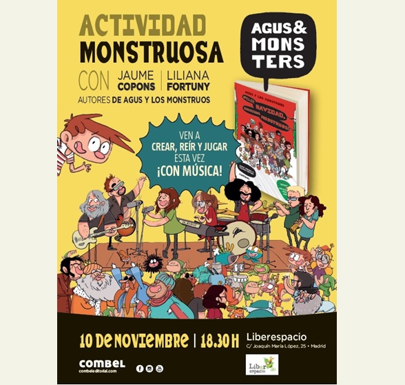 Dia de las librerias con los autores de Agus y los monstruos