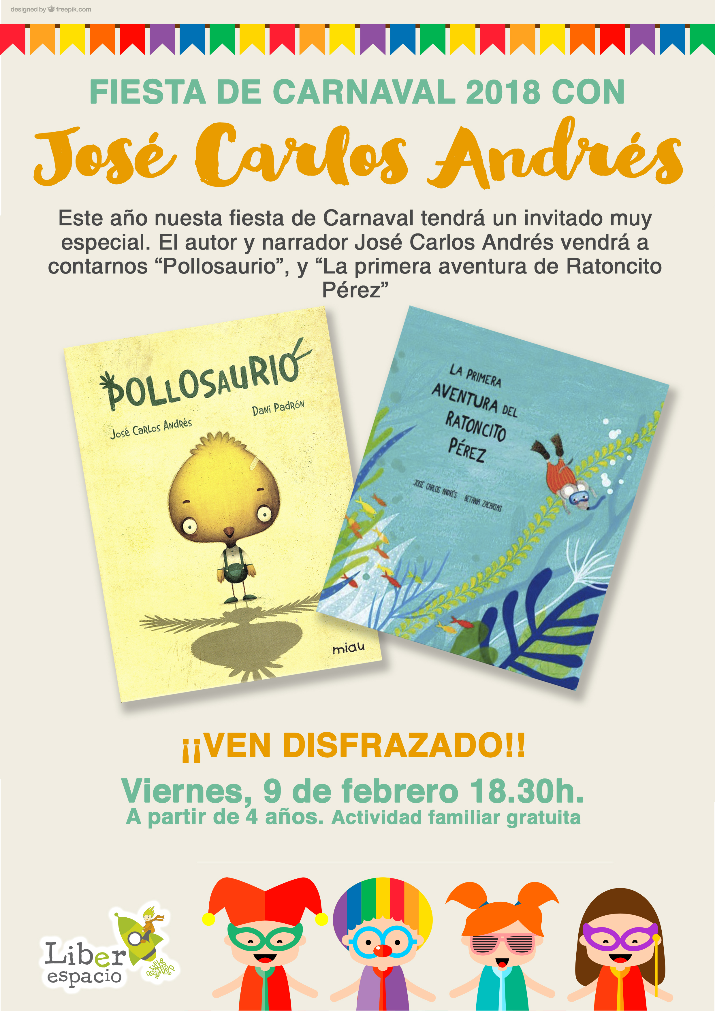 Celebramos el carnaval 2018 con jose Carlos Andrés