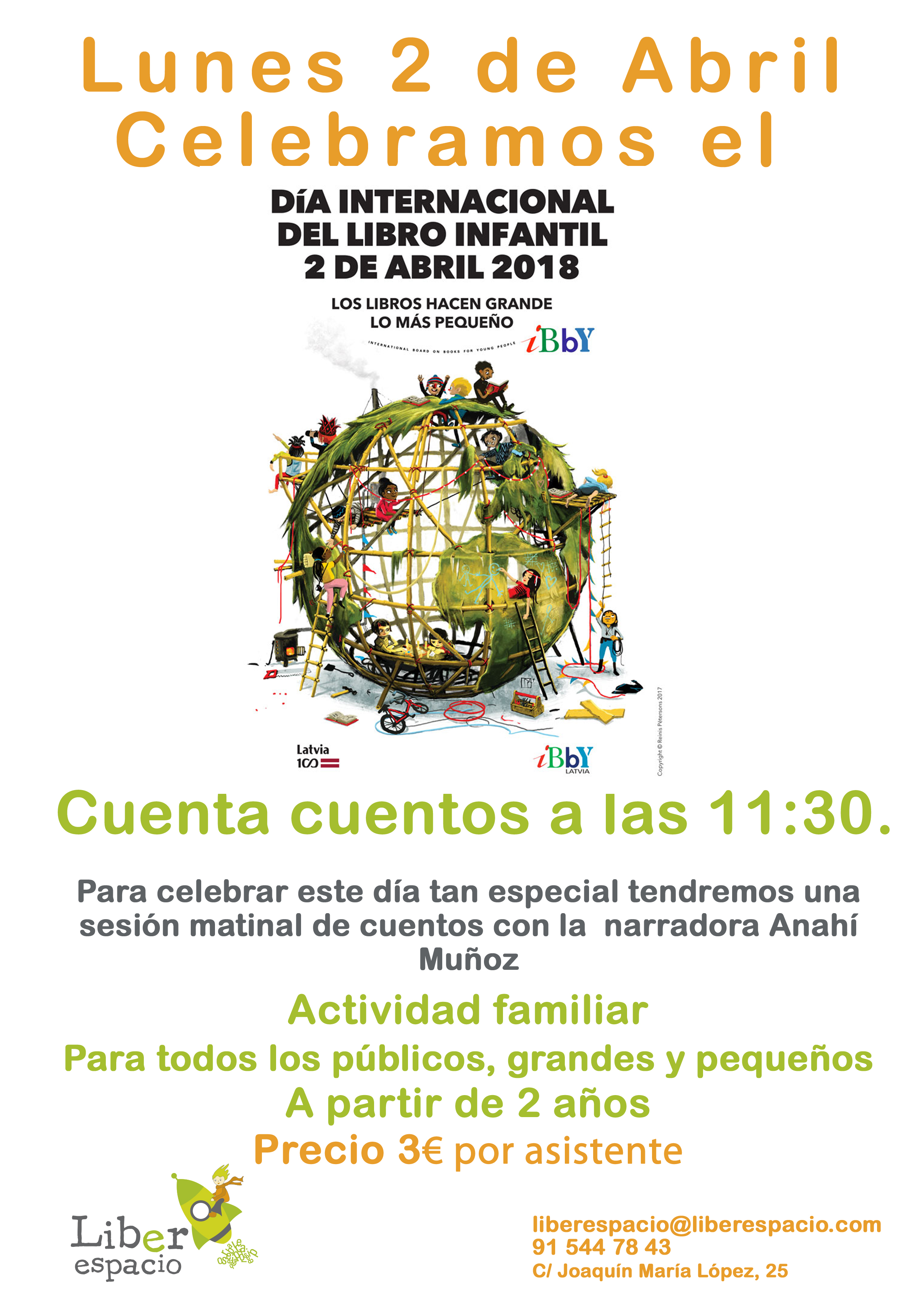 Celebramos el día internacional del libro infantil