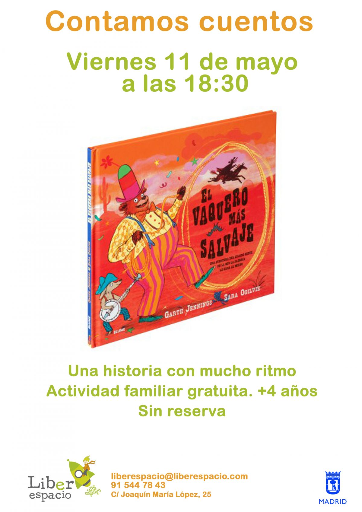 Cuentacuentos viernes 11 de mayo