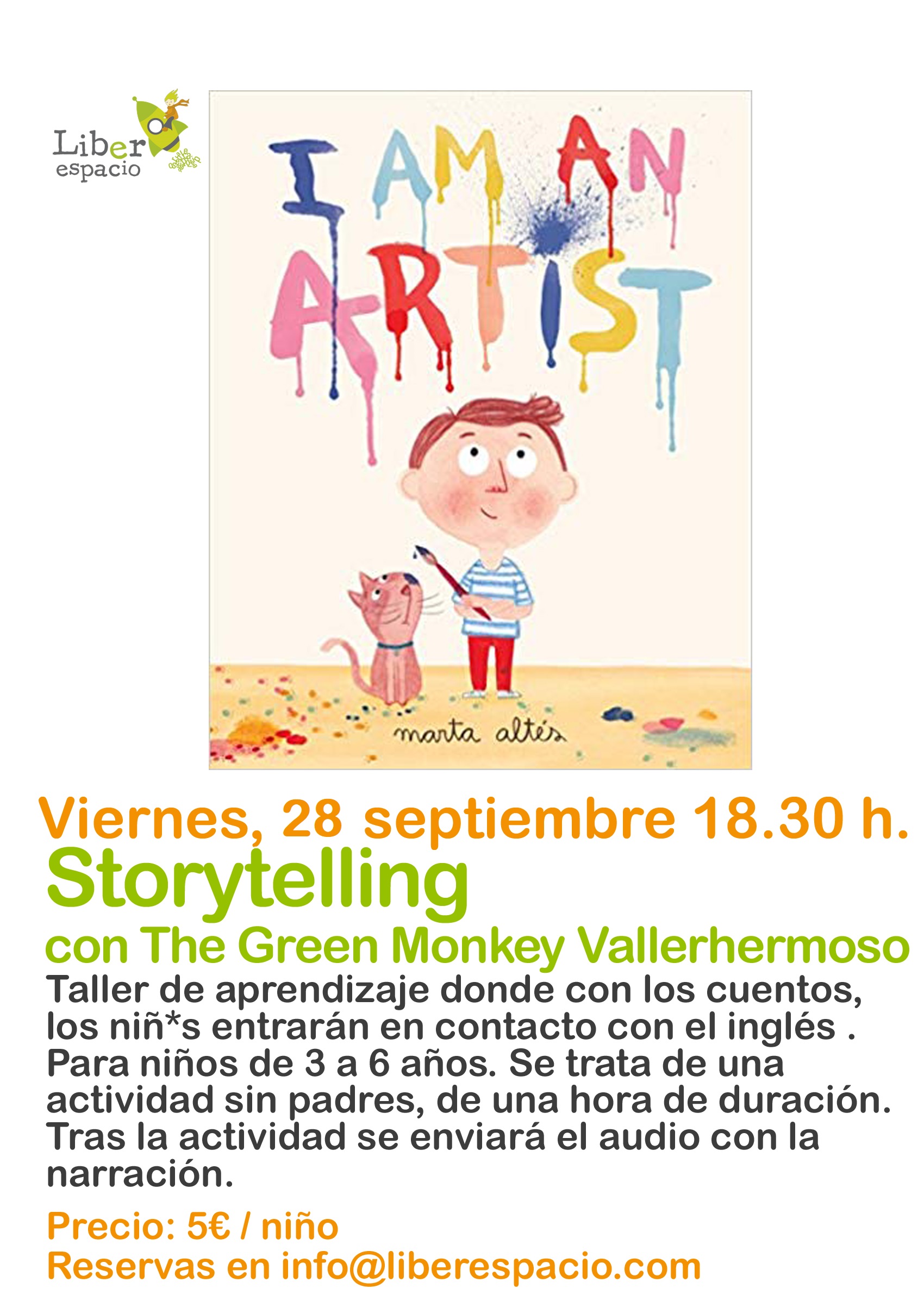 Cuentacuentos en inglés