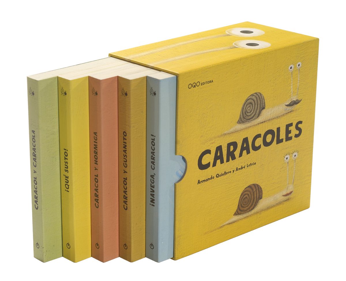 Cariñoso Bigote Electrizar CARACOLES (Pack de 5 libros) - Librería Liberespacio