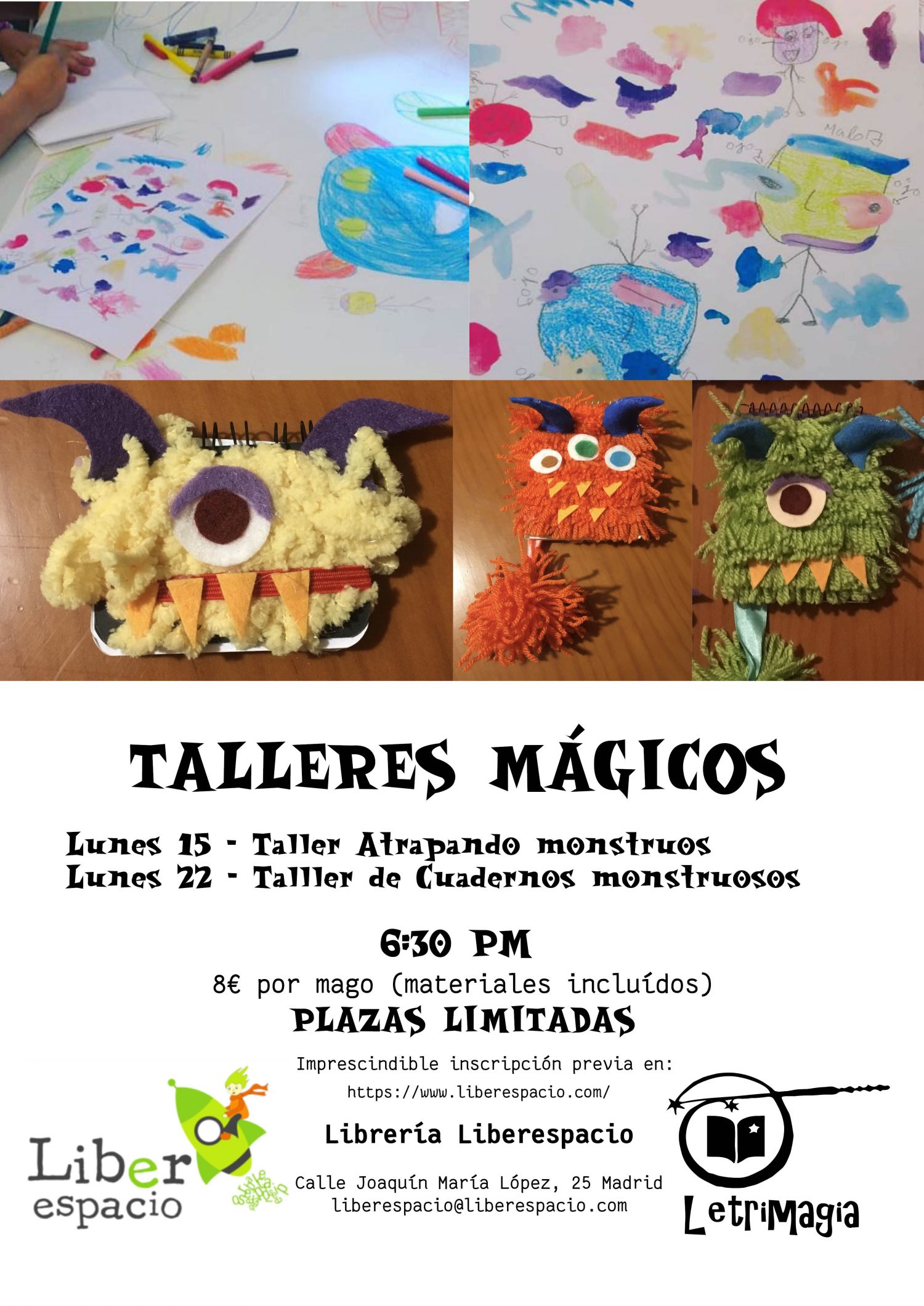 Talleres mágicos monstruos