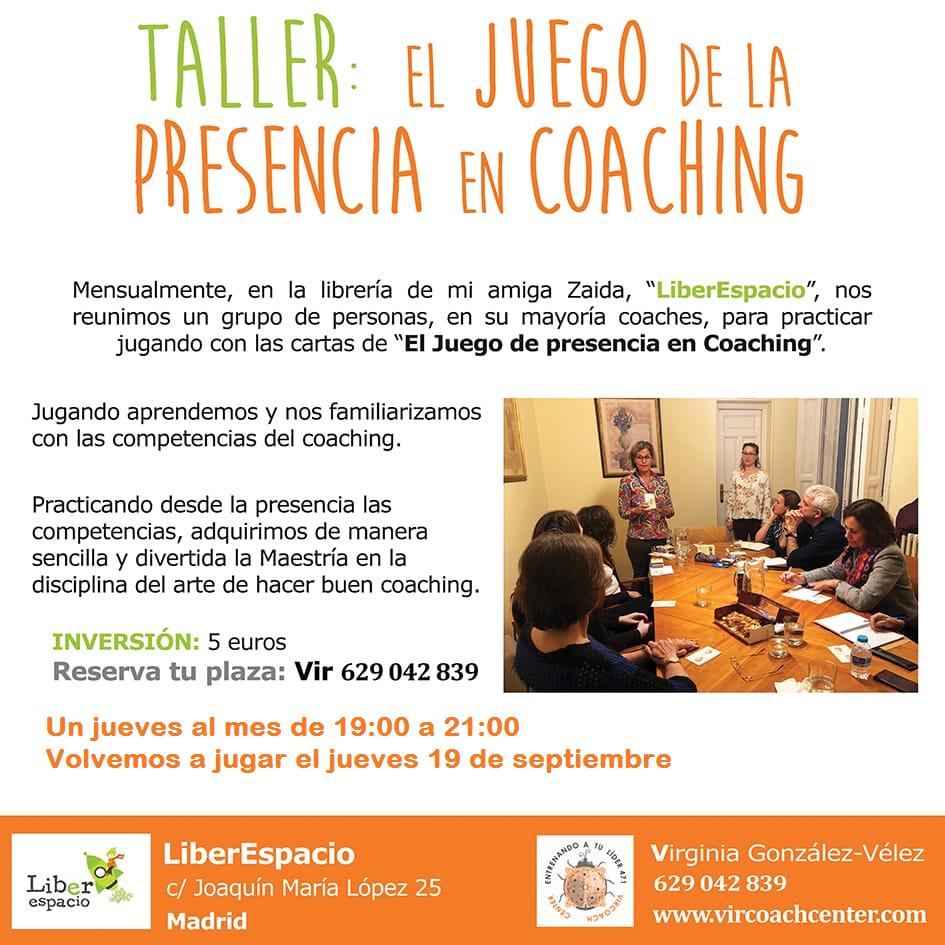 Talle el juego de la presencia en Coaching