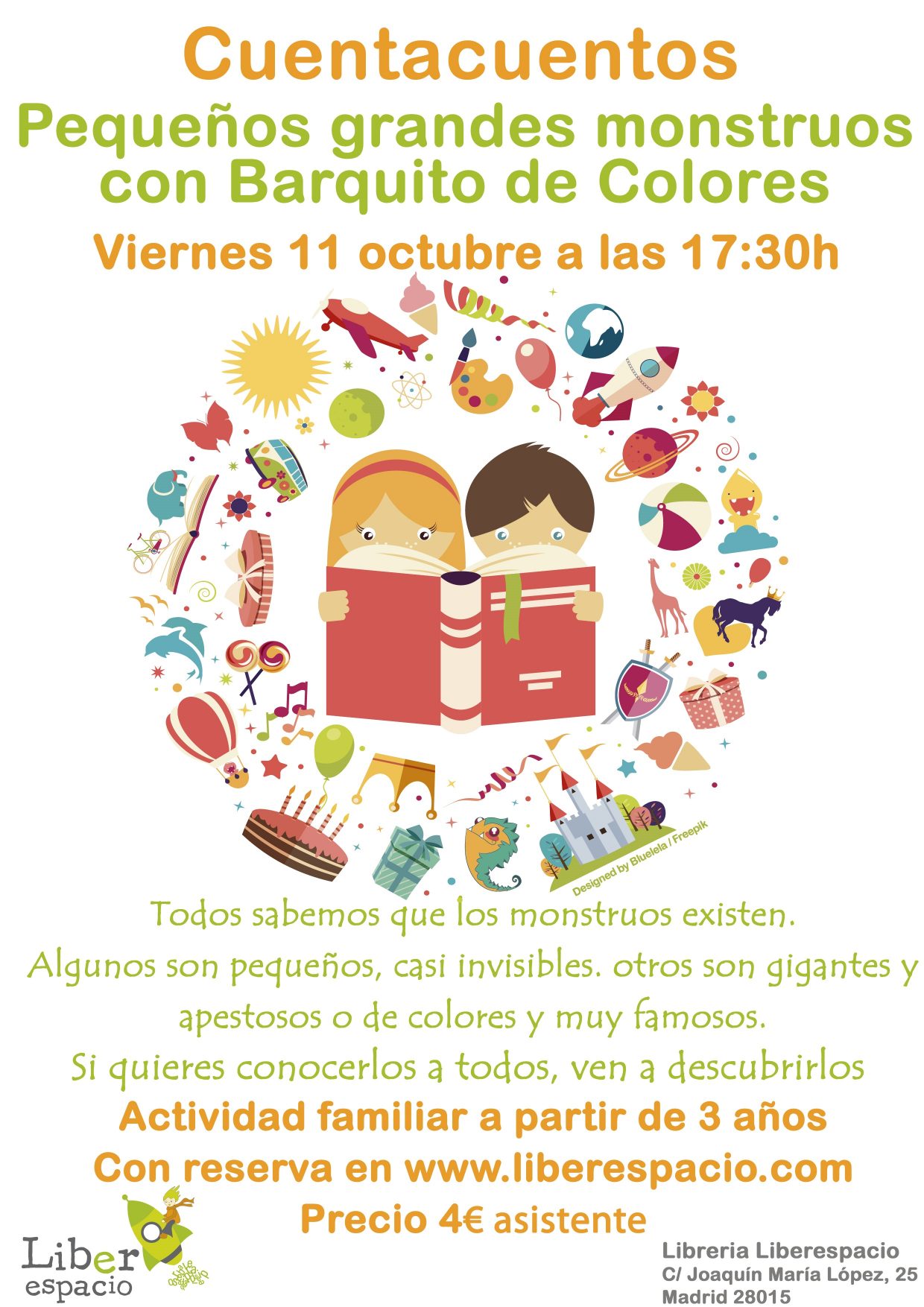 cuentacuentos "pequeños, grandes monstruos"