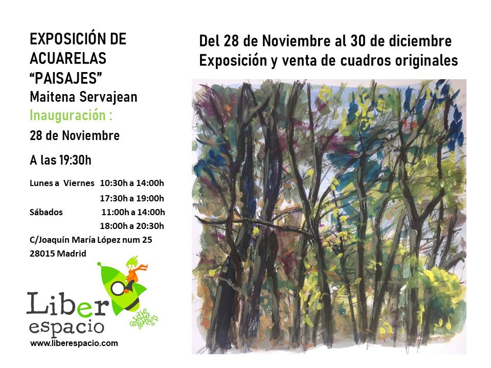 Maitena Servijean exposición de acuarelas