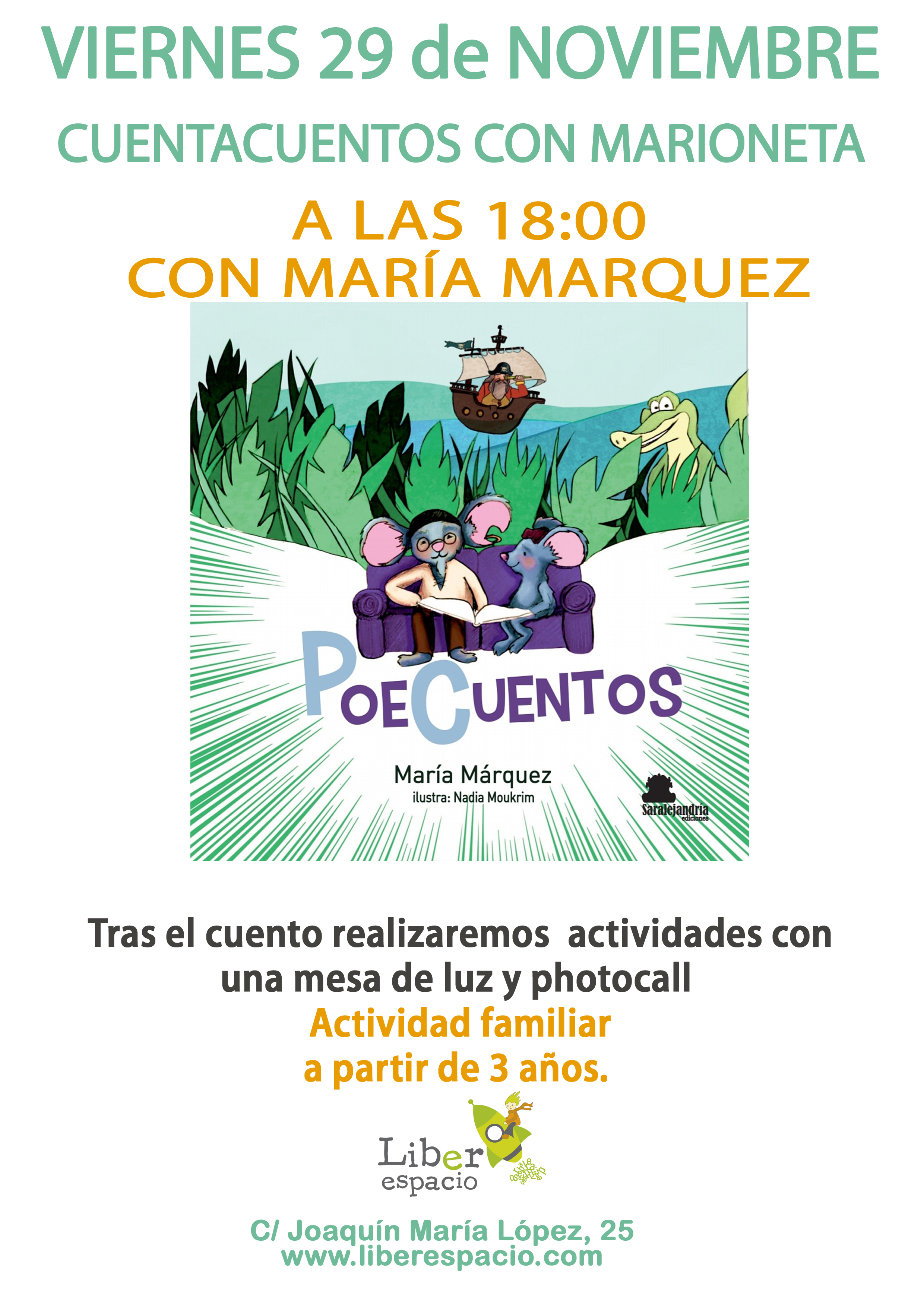 Cuentacuentos viernes 29/11