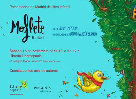 Cuentacuentos infantil. Moflete, el elegante