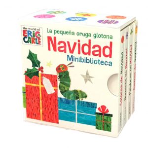 LA PEQUEÑA ORUGA GLOTONA NAVIDAD MINIBIBLIOTECA