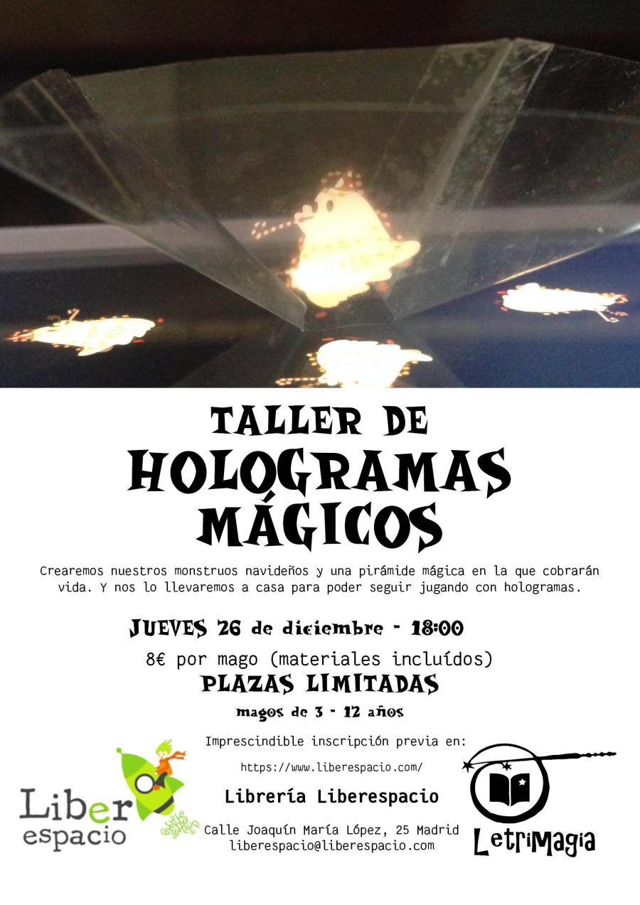 Taller de hologramas mágicos