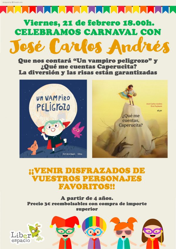 Fiesta de carnaval infantil con Jose Carlos Andres