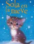 Sola en la nieve
