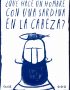¿Qué hace un hombre con una sardina en la cabeza?