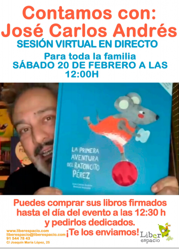 Cuentacuentos virtual con Jose Carlos Andrés