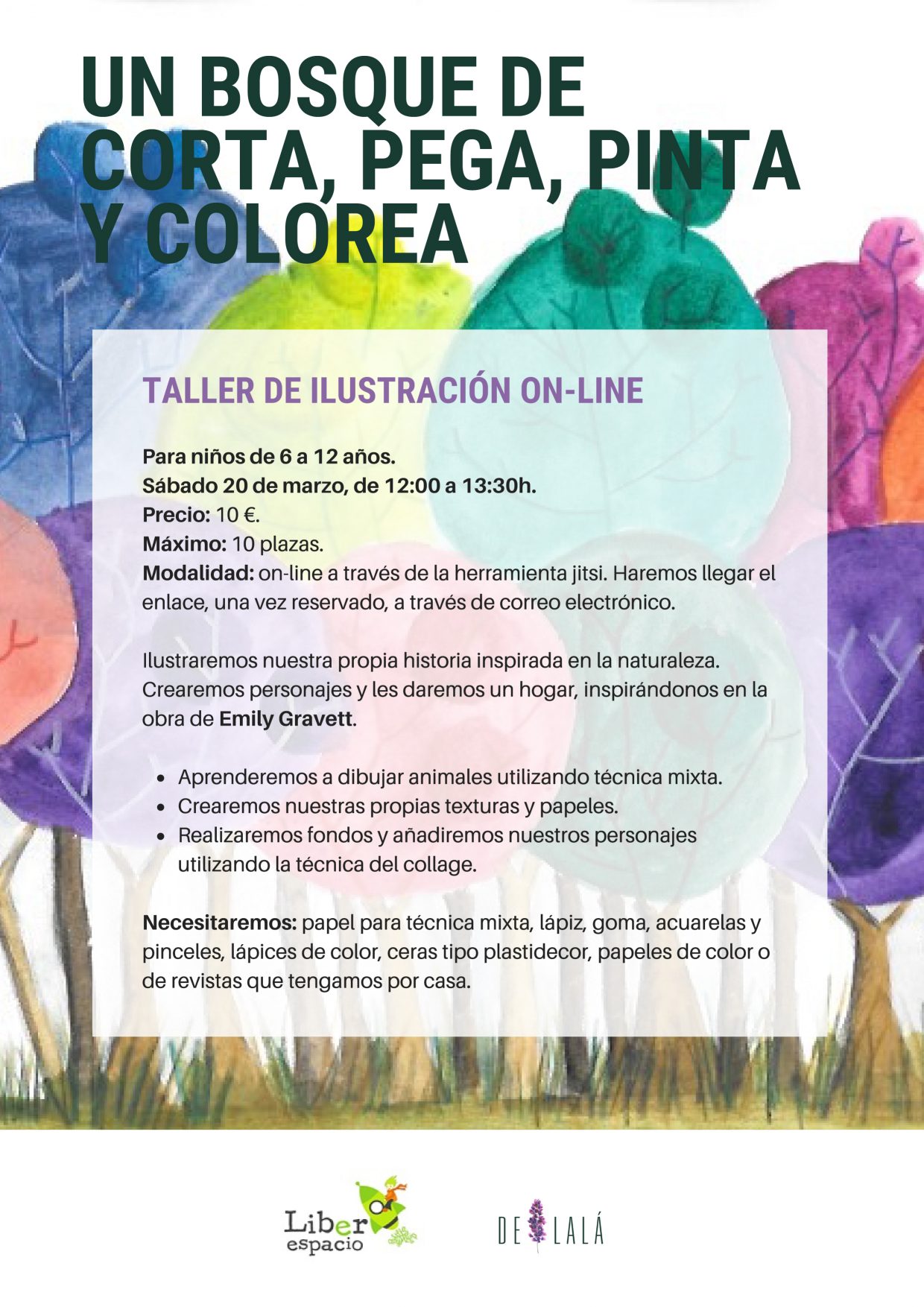 Cartel taller ilustración