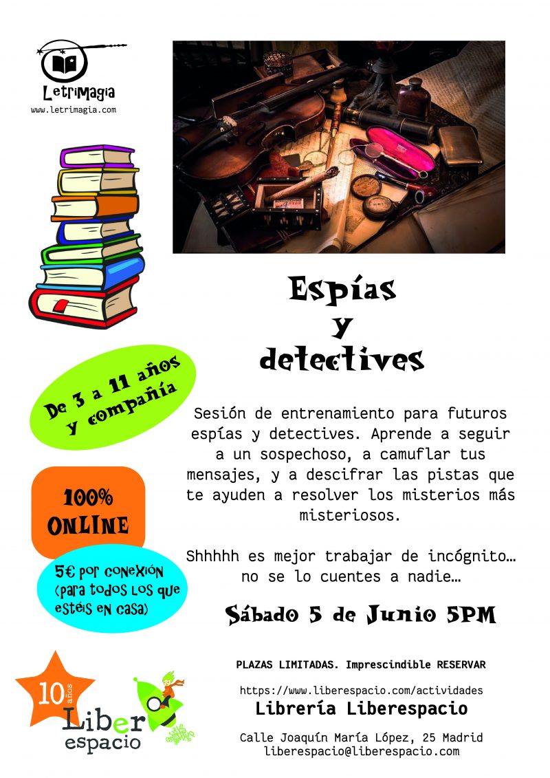 Taller virtual "Espías y detectives"