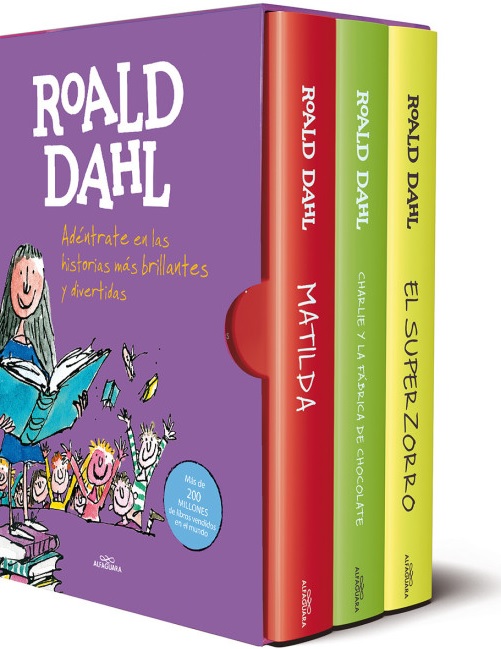 Estuche 3 clásicos infantiles de Roald Dahl - Librería Liberespacio