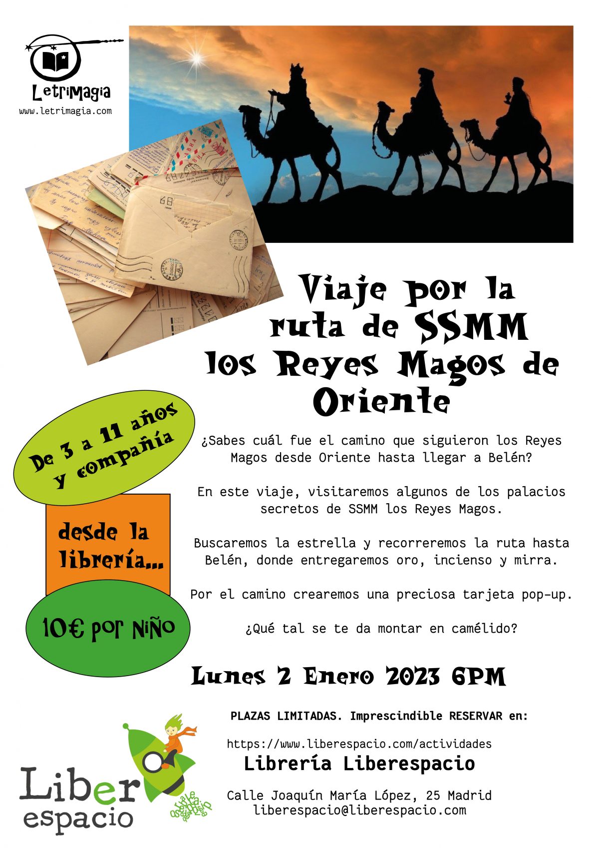 Viaje por la ruta de SSMM los Reyes Magos de Oriente 2ene23