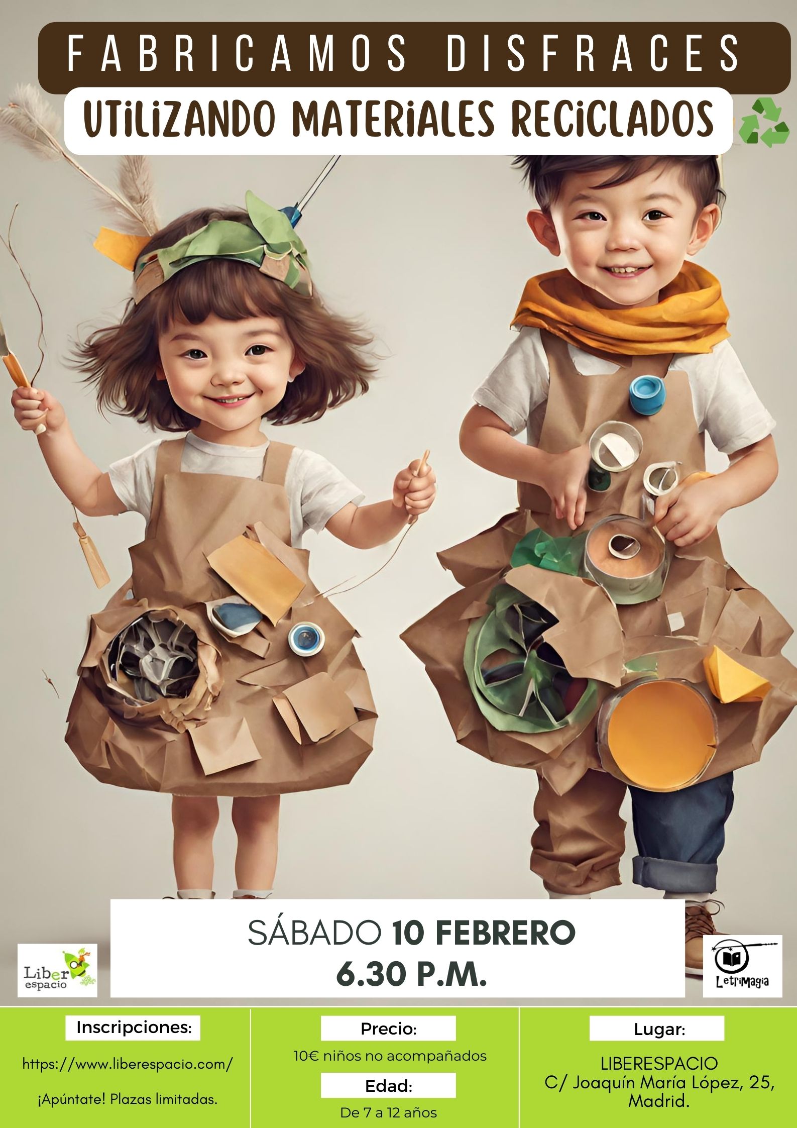 Aprende a fabricarte un disfraz en Liberespacio