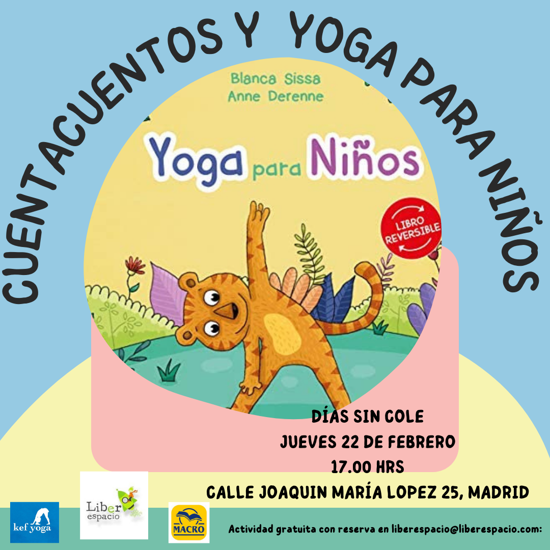 Cuentacuentos y Taller de yoga en familia 22 de marzo
