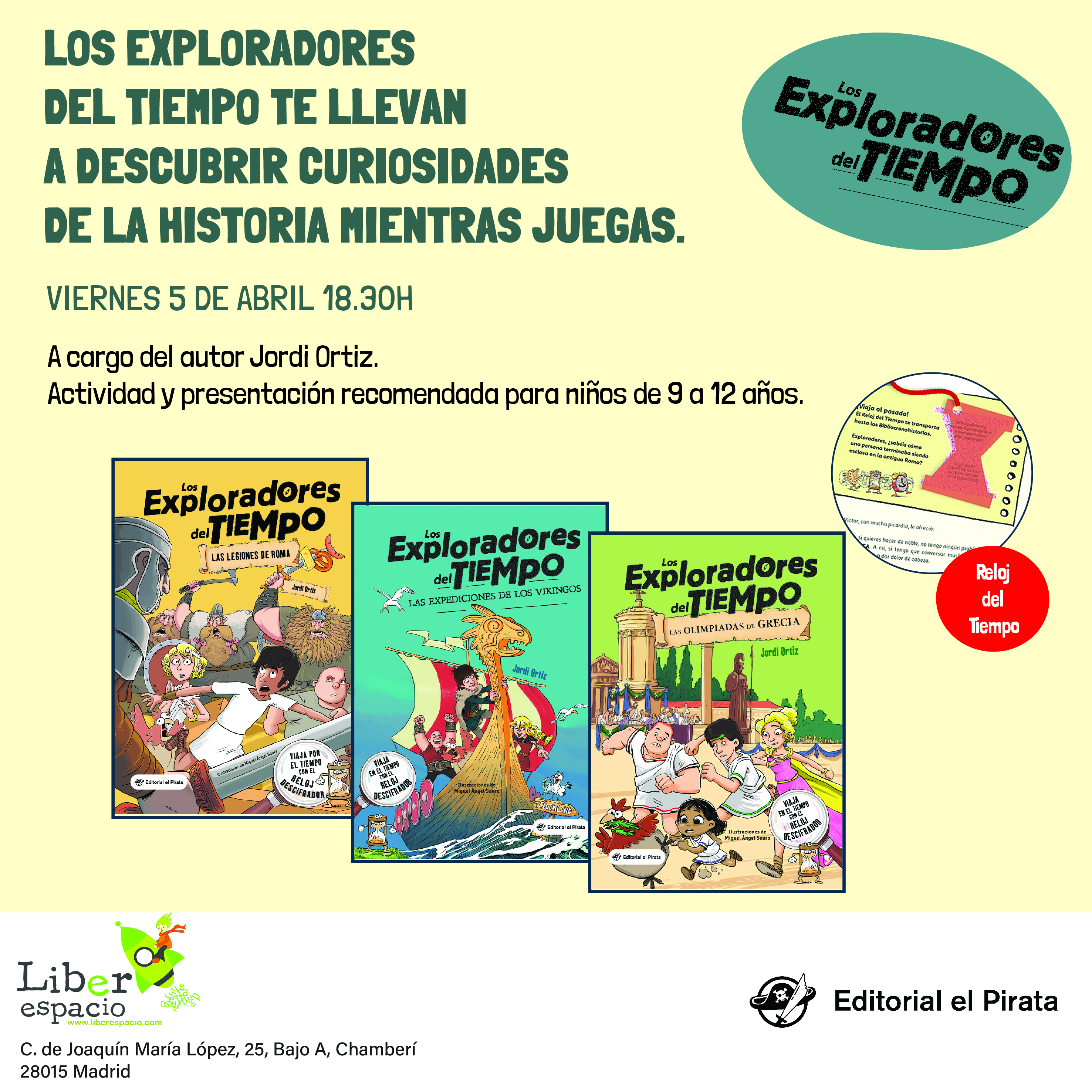 Taller Exploradores del tiempo