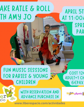 Entrada a Spring Party: taller de canciones en inglés con Amy Jo