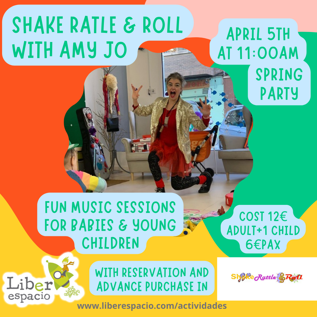 Entrada a Spring Party: taller de canciones en inglés con Amy Jo