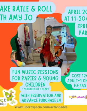 Entrada a Spring Party: taller de canciones en inglés con Amy Jo