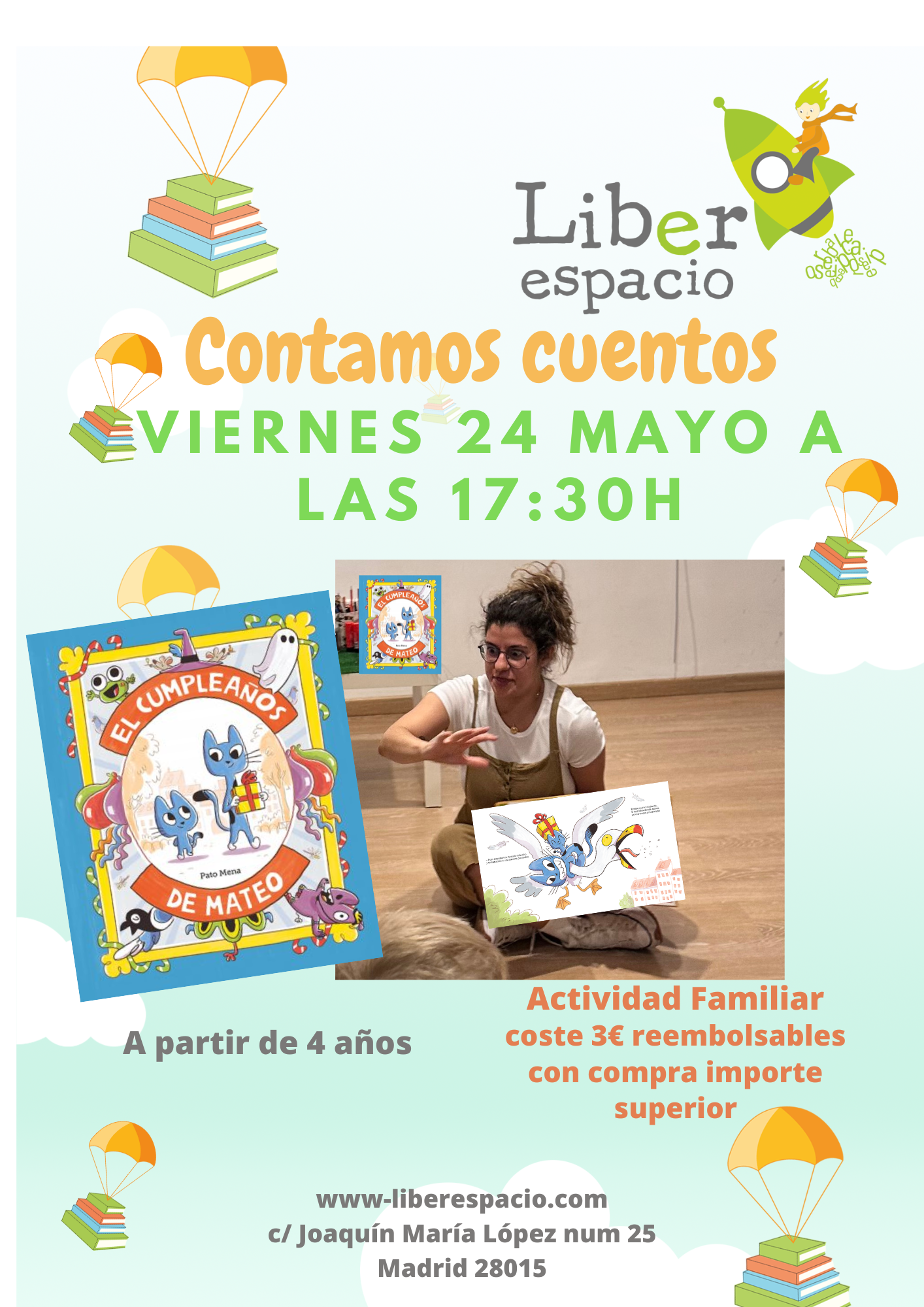 El viernos 24 de mayo contamos cuento