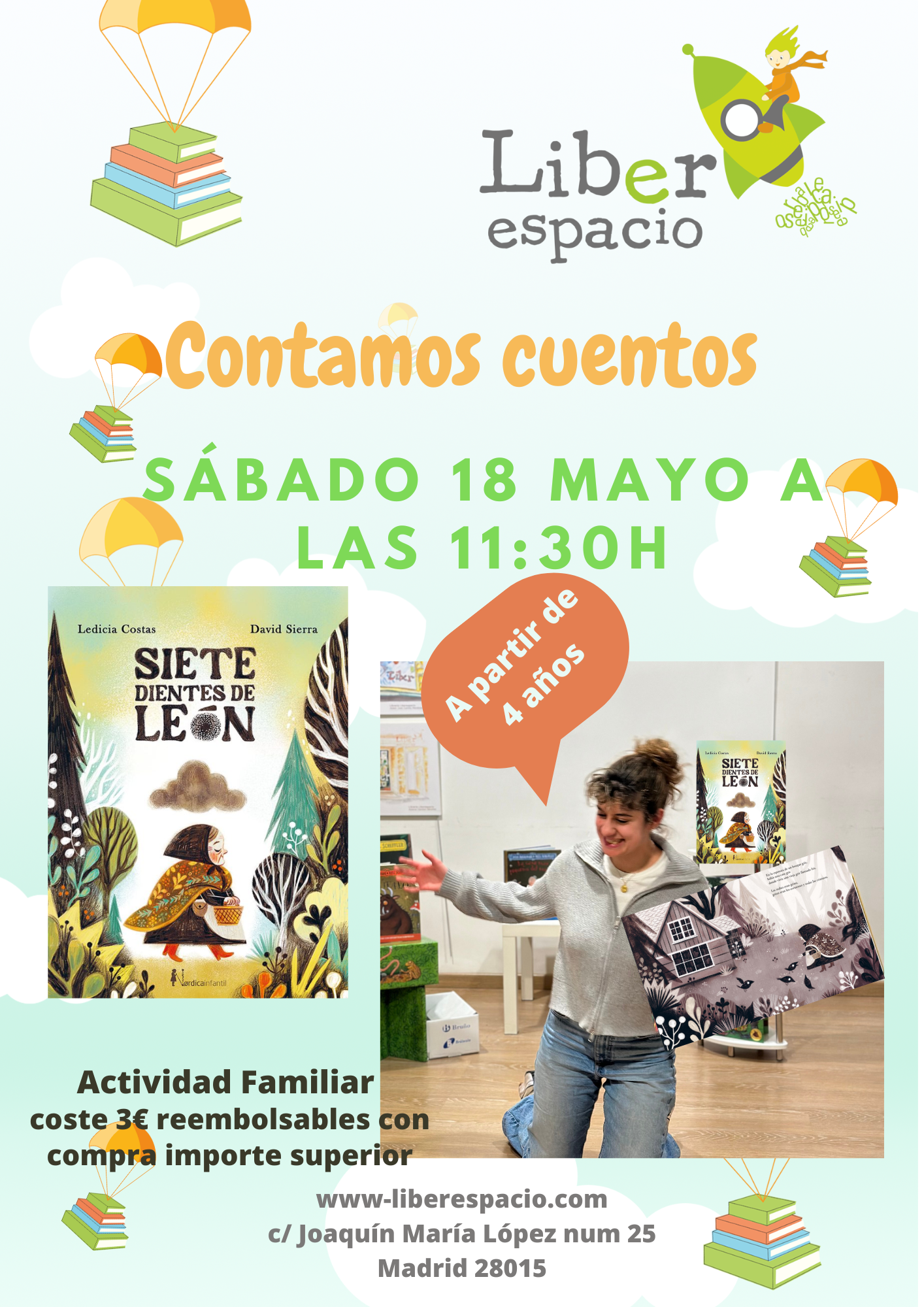 El sábado 18 de mayo contamos cuento