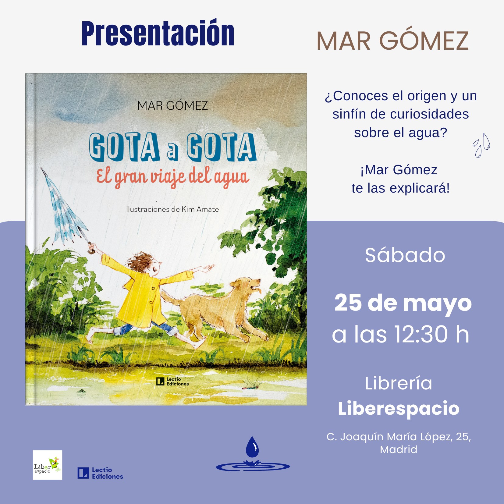Mar Gómez presenta Gota a gota