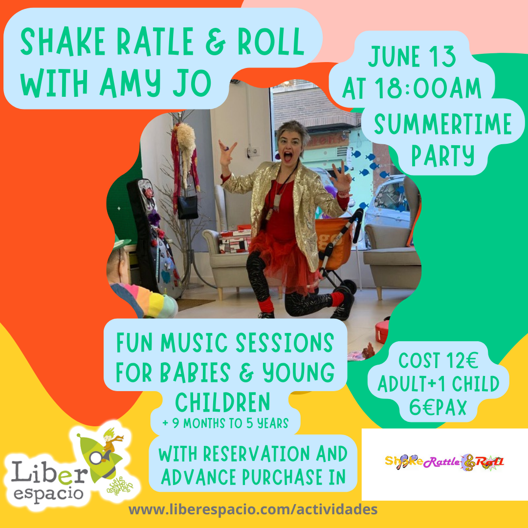 Entrada a Summertime Party: taller de canciones en inglés con Amy Jo