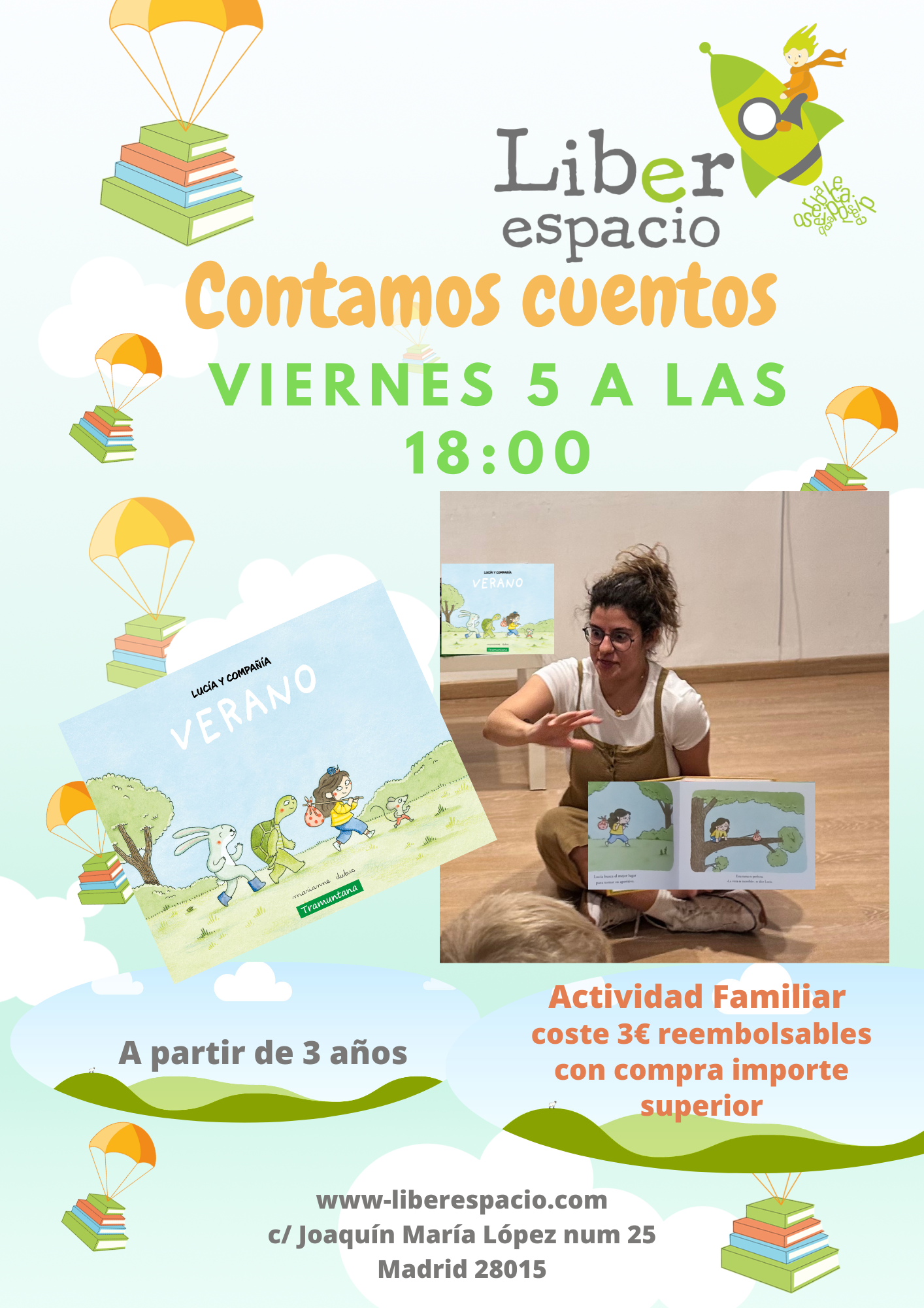 El viernes 5 de julio contamos cuento