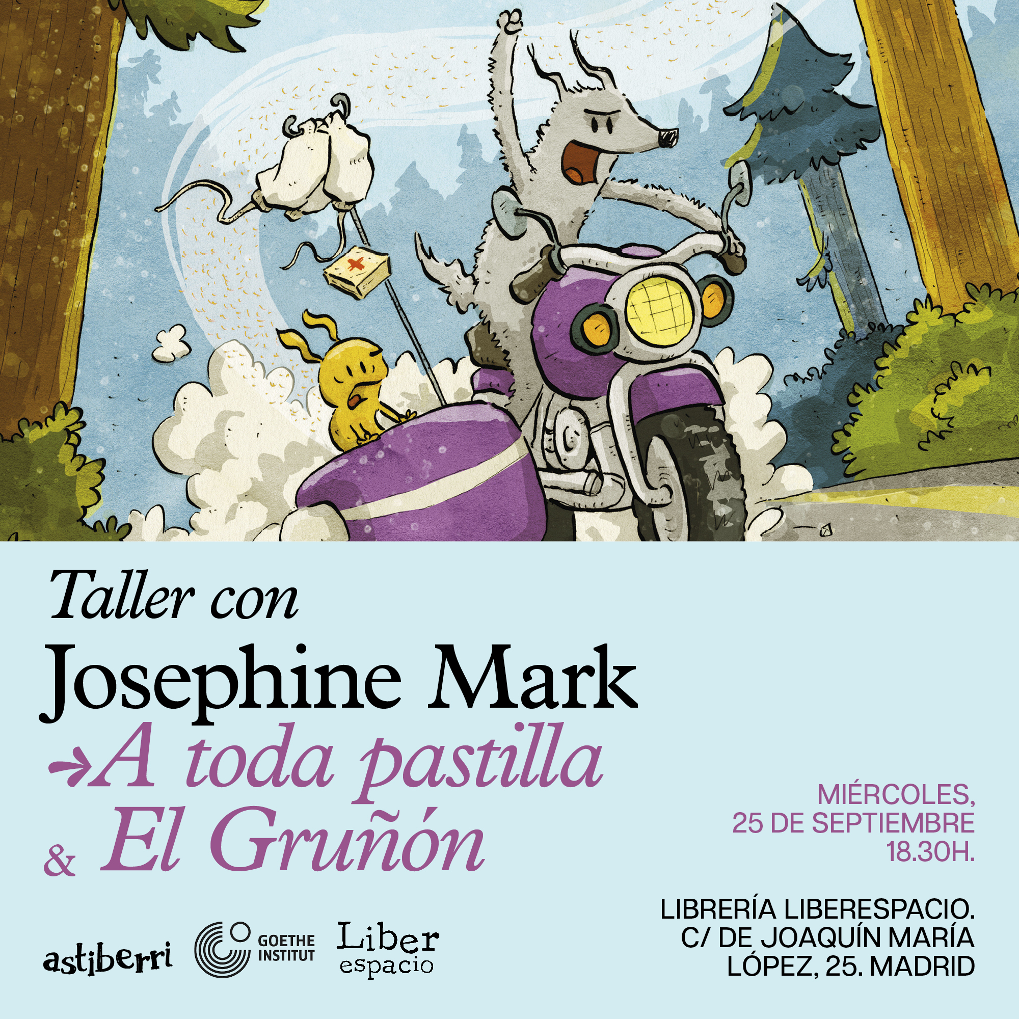 Taller de cómic con Josephine Mark
