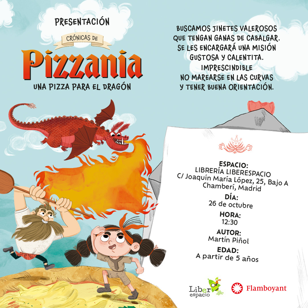 Presentación Crónicas de Pizzania con Martín Piñol
