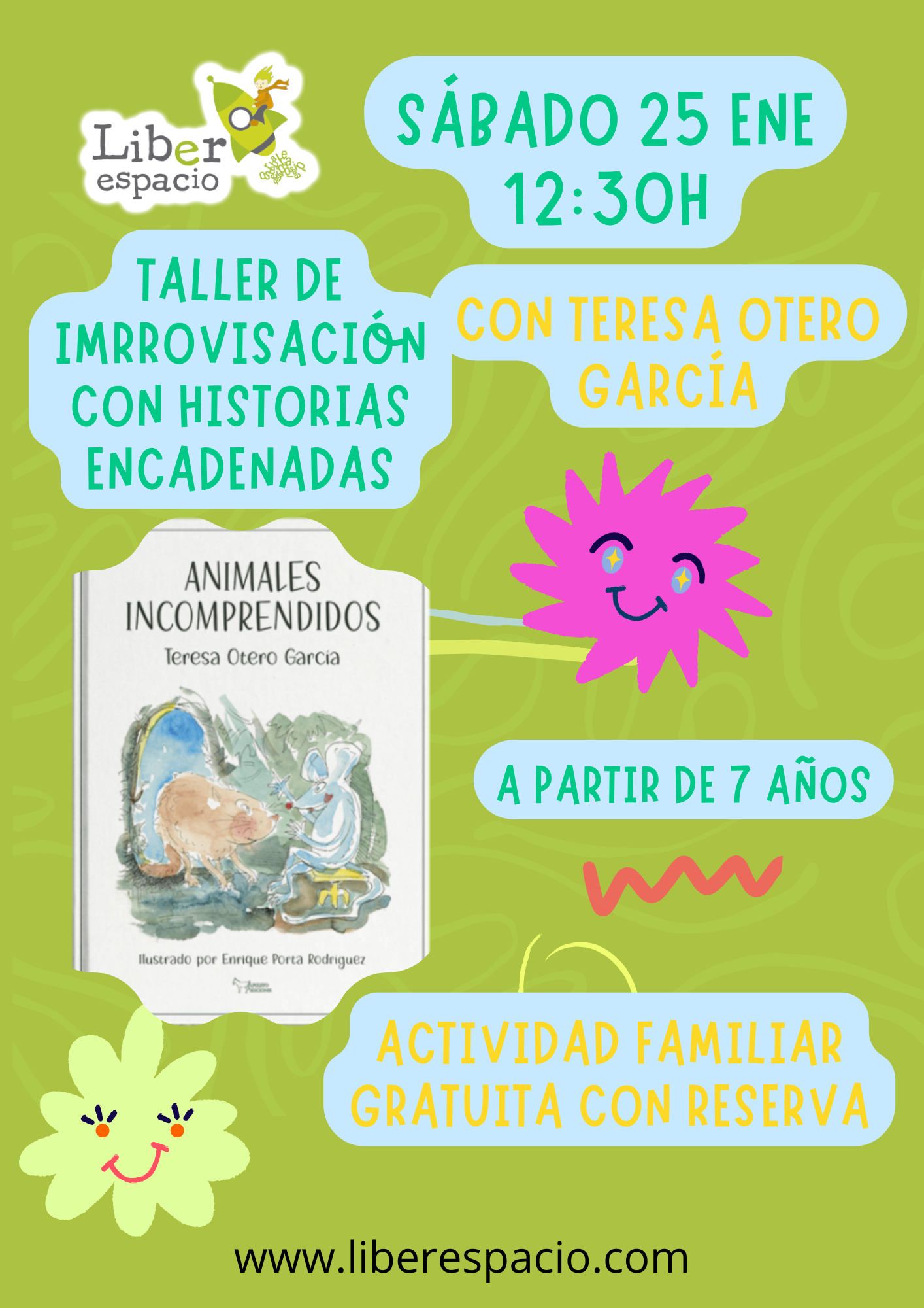sábado 25 ene 1230h