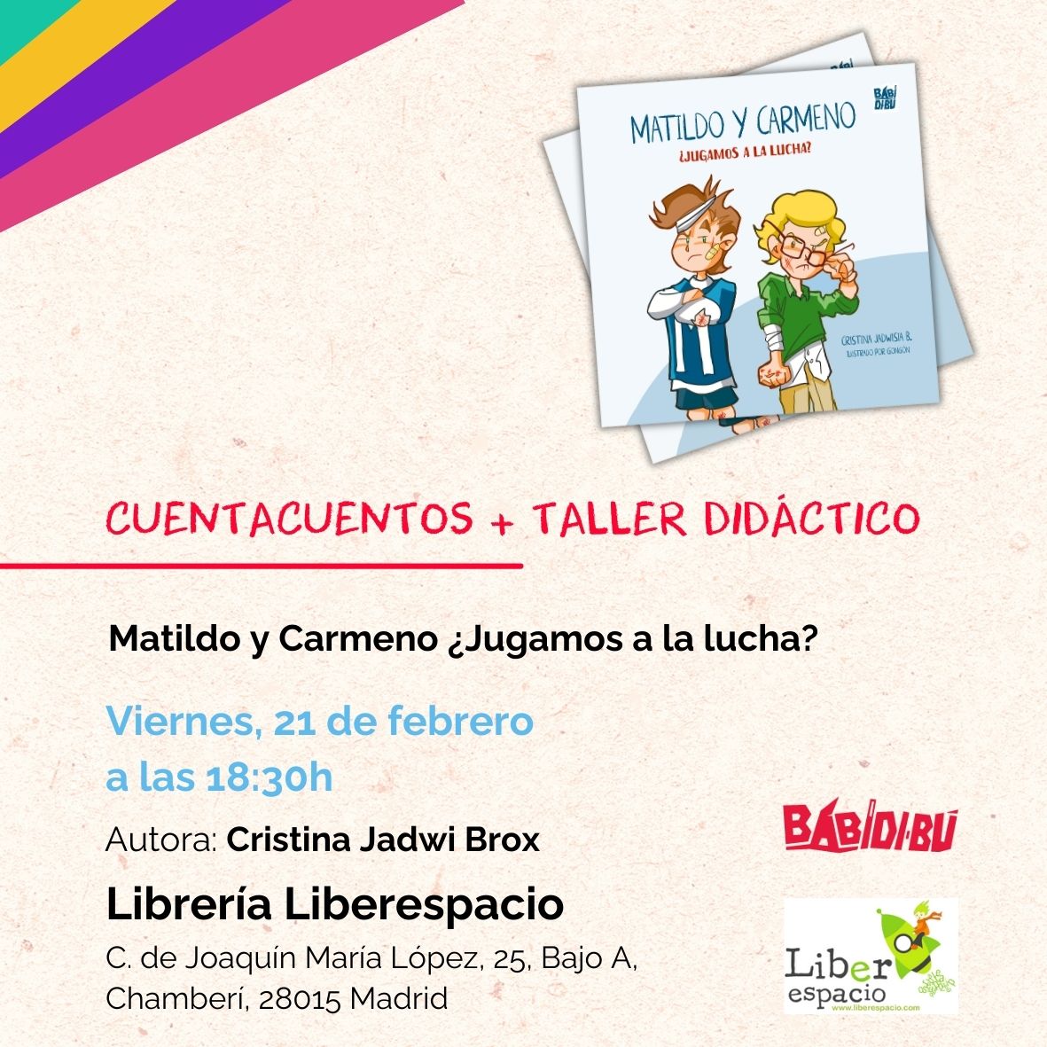 250221_Matildo y Carmeno_CARTEL CUADRADO BABIDI-BÚ