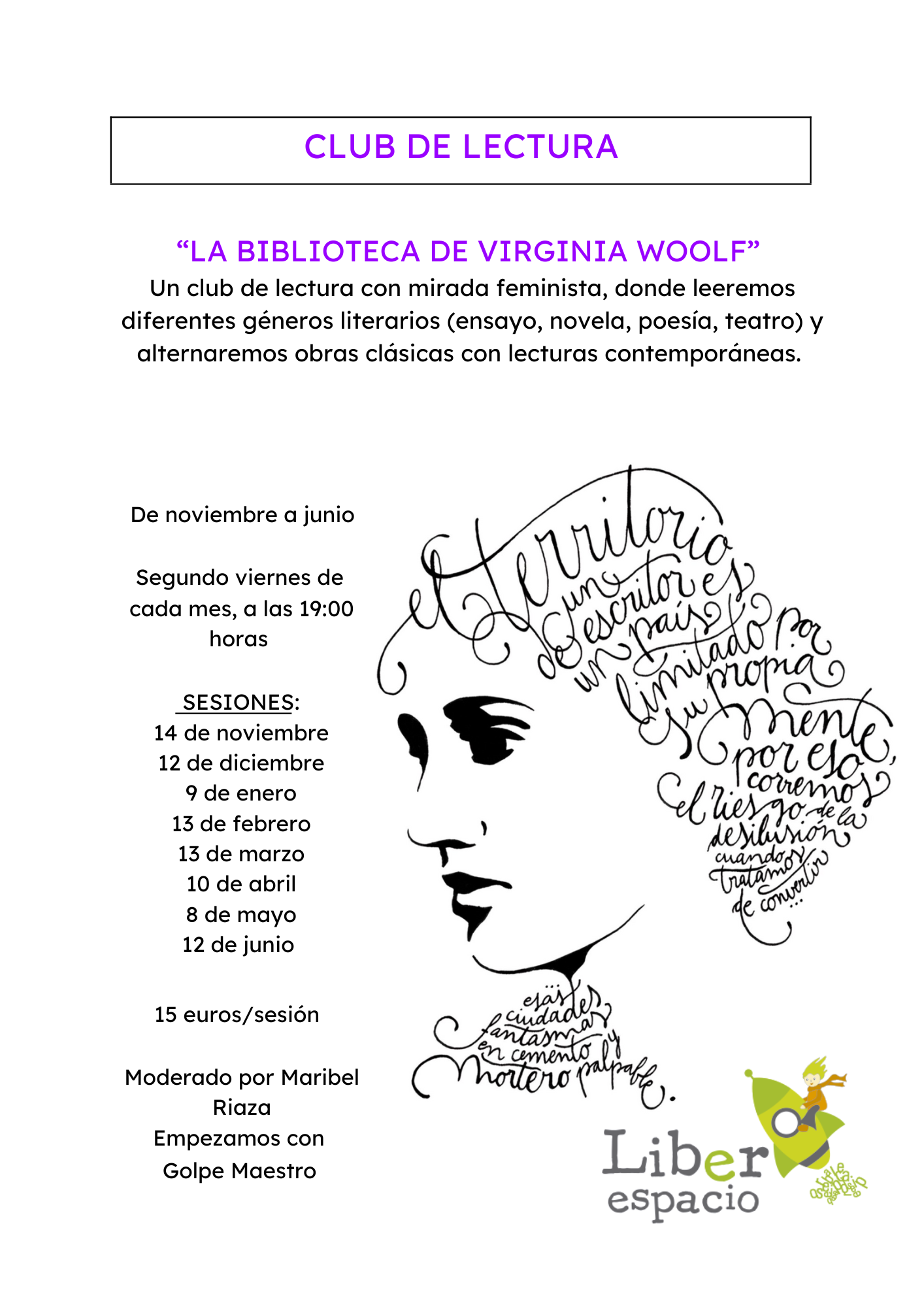 Club de Lectura "La biblioteca de Virginia Wolff"