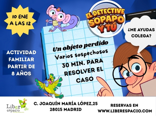 Taller de misterio El detective Sopapo y tú