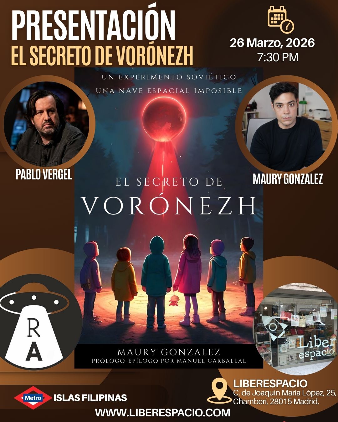 Presentación del libro El secreto de Vorónezh