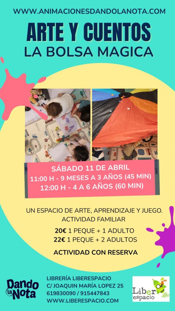 Taller de arte y cuentos La bolsa m&aacute;gica